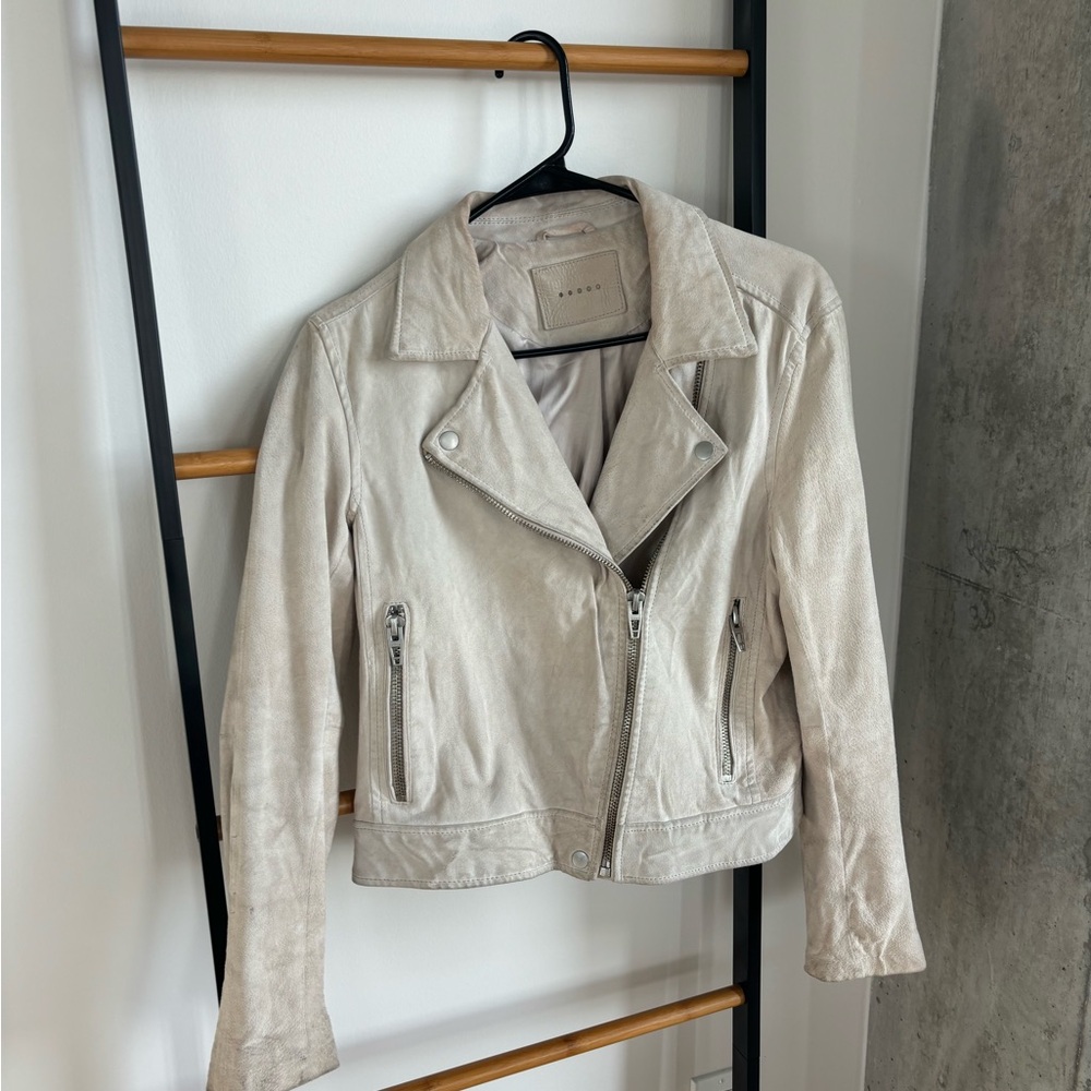 REVOLVE BlankNYC Taupe Suade Jacket